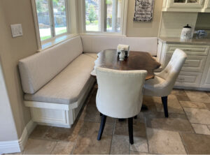 Banquette Seating with Bolter Back